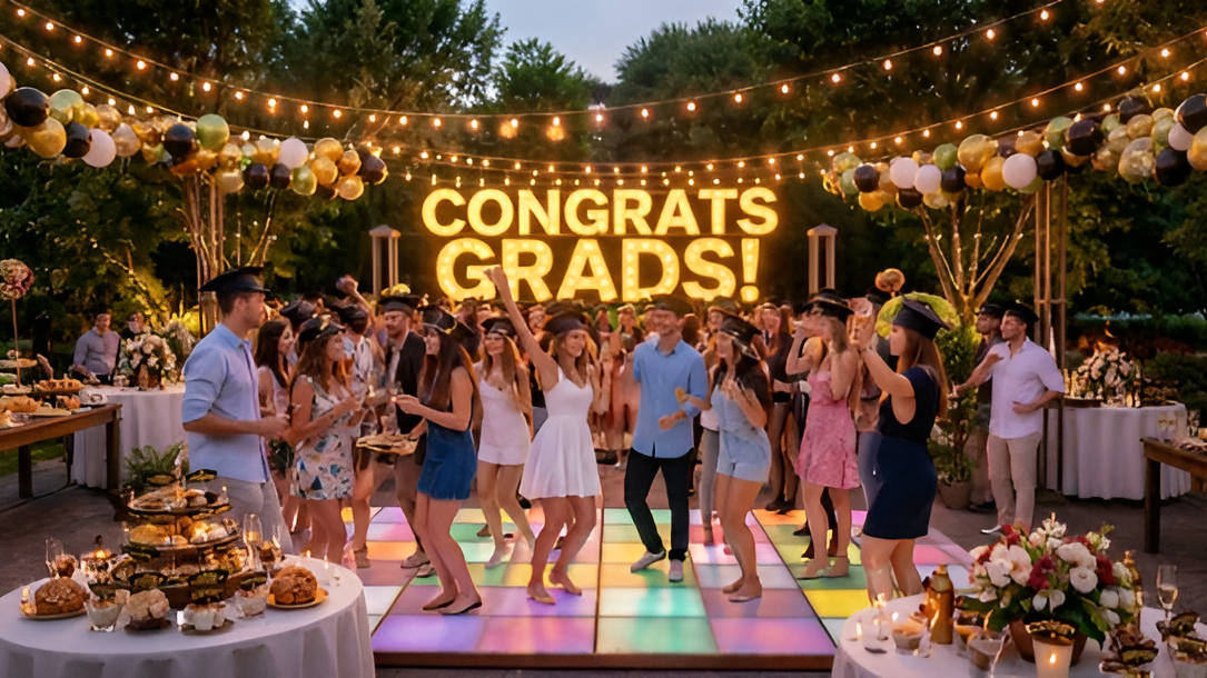 Graduation Party Essentials: Tents, Tables & Custom Decor
