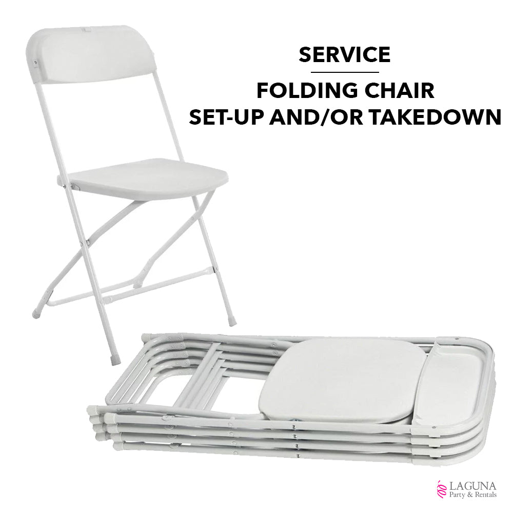 Chair Setup & Takedown Service – Event Support