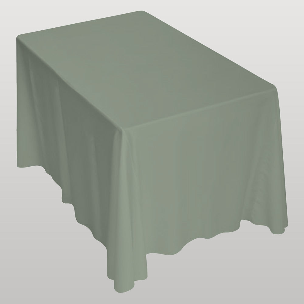 Rectangle Table Drape, Linen, Sage Green – lagunapartyandrentals