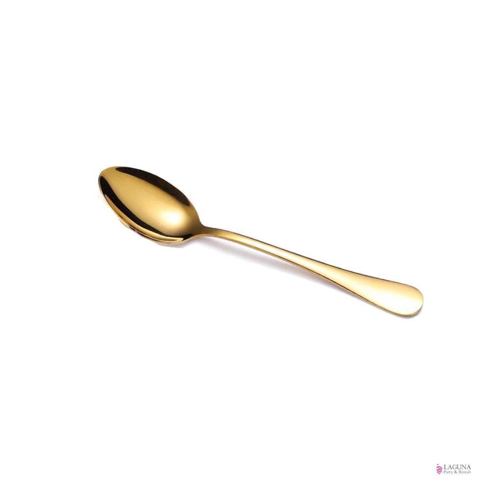 Spoon, Gold (set of 10) - Laguna Party & Rentals